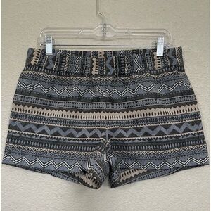 J Crew Factory Aztec Shorts Women’s Size 8